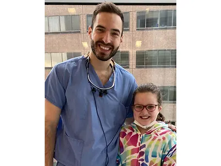 Dr. Zack with orthodontic patient