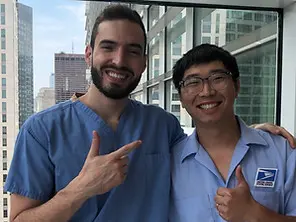 Happy orthodontic patient