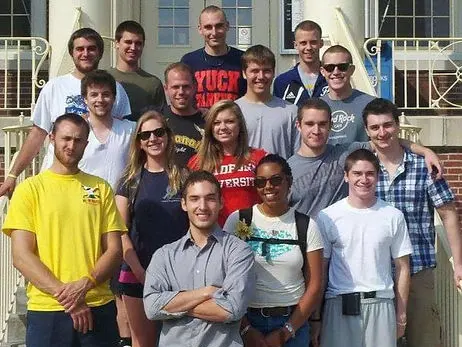 Dr. Zack with Radford friends
